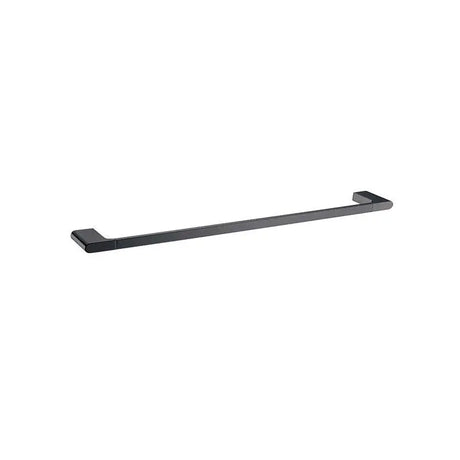 Bellino Gun Metal Grey Single Towel Rail 600mm Zinc Alloy Aquaperla