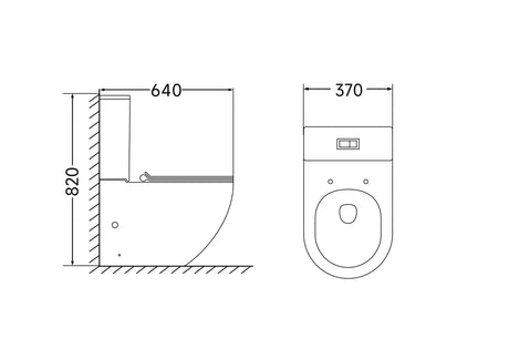 Bagno D'Oro Aspen Tornado Silent Flush Toilet Suite Bagno D'Oro
