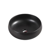Asti 87 Counter-top Round Basin - Matt Black mercioaustralia
