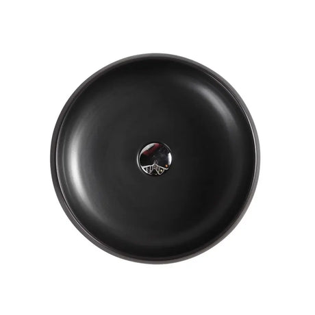 Asti 87 Counter-top Round Basin - Matt Black mercioaustralia