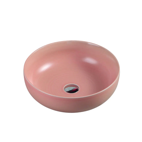 Asti 90 Counter-top Round Basin - Matt Pink mercioaustralia