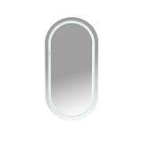 Athena 450 x 900mm LED Oval Shaving Cabinet mercioaustralia