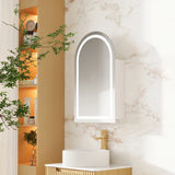 Athena 500 x 900mm LED Arch Shaving Cabinet mercioaustralia