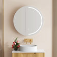 Athena 750mm LED Round Shaving Cabinet mercioaustralia