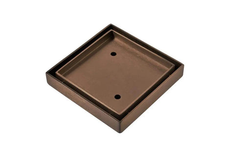 Brushed Copper Stainless Steel Tile Insert Square Floor Waste Somer