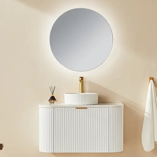 POS AVALON Wall Hung Vanity Matte White (All Sizes) Poseidon