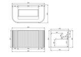 POS AVALON Wall Hung Vanity Matte Black (All Sizes) Poseidon