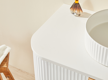 POS AVALON Wall Hung Vanity Matte White (All Sizes) Poseidon