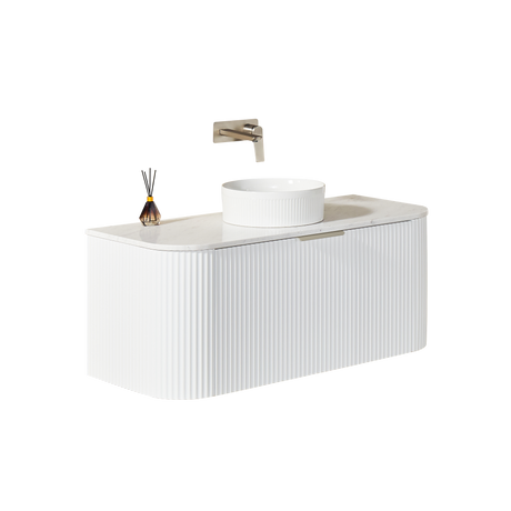 POS AVALON Wall Hung Vanity Matte White (All Sizes) Poseidon