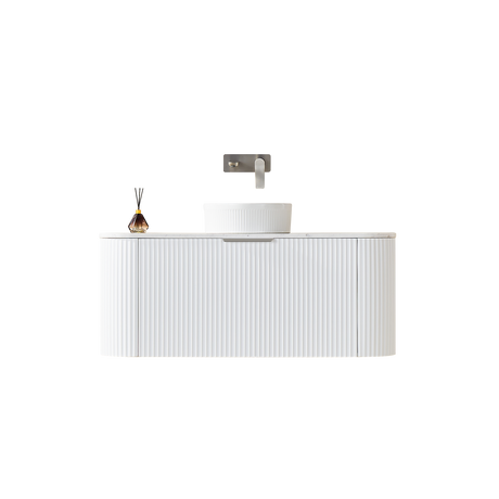 POS AVALON Wall Hung Vanity Matte White (All Sizes) Poseidon