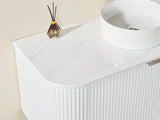 POS AVALON Wall Hung Vanity Matte White (All Sizes) Poseidon