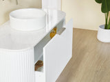 POS AVALON Wall Hung Vanity Matte White (All Sizes) Poseidon