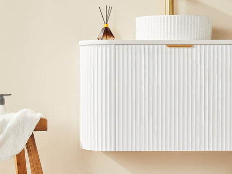 POS AVALON Wall Hung Vanity Matte White (All Sizes) Poseidon