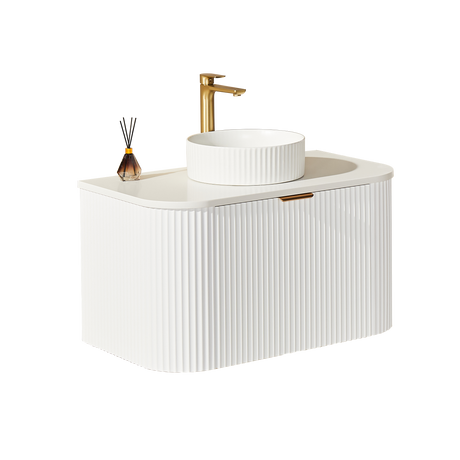 POS AVALON Wall Hung Vanity Matte White (All Sizes) Poseidon