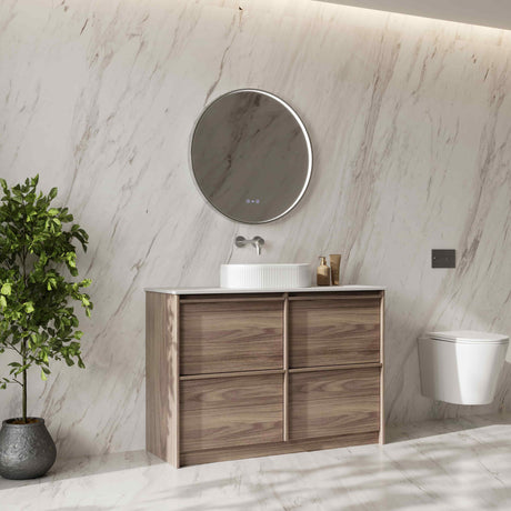 Bella 1200mm Freestanding Cabinet - Notaio Walnut mercioaustralia