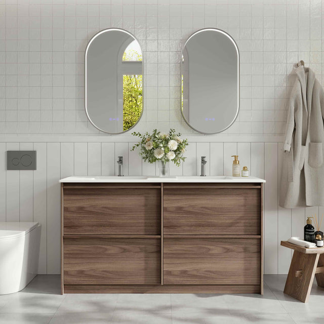 Bella 1500mm Freestanding Cabinet - Notaio Walnut mercioaustralia