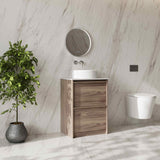 Bella 600mm Freestanding Cabinet - Notaio Walnut mercioaustralia