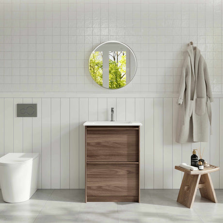 Bella 600mm Freestanding Cabinet - Notaio Walnut mercioaustralia