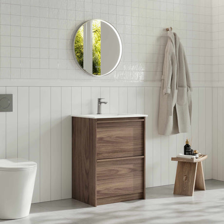Bella 600mm Freestanding Cabinet - Notaio Walnut mercioaustralia