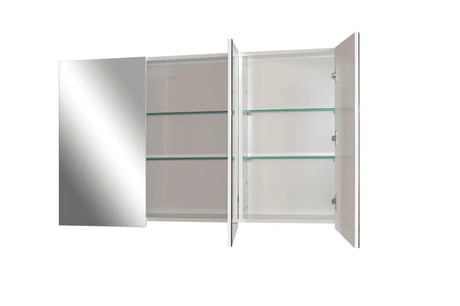 PVC Shaving Cabinet 1200mm - Gloss White mercioaustralia