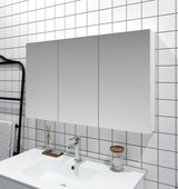 PVC Shaving Cabinet 1200mm - Gloss White mercioaustralia