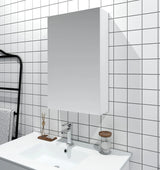 MDF Shaving Cabinet 450mm - Gloss White mercioaustralia
