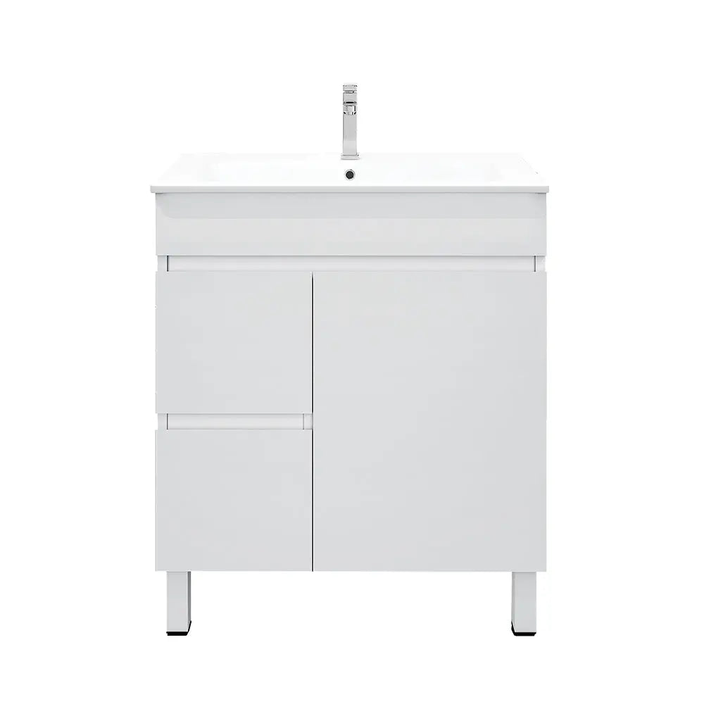BIANCA 750mm PVC Freestanding Vanity (LHD) mercioaustralia