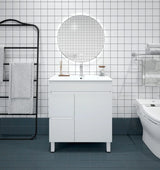 BIANCA 750mm PVC Freestanding Vanity (LHD) mercioaustralia
