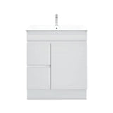 BIANCA 750mm PVC Freestanding Vanity (LHD) mercioaustralia