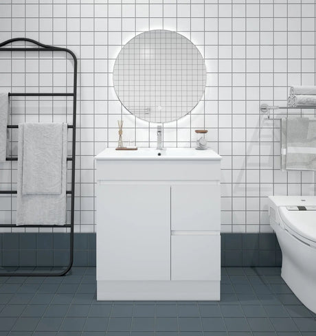 BIANCA 750mm PVC Freestanding Vanity (RHD) mercioaustralia