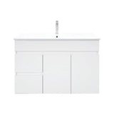 BIANCA 900mm PVC Wall-Hung Vanity (LHD) mercioaustralia