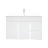 BIANCA 900mm PVC Wall-Hung Vanity (RHD) mercioaustralia