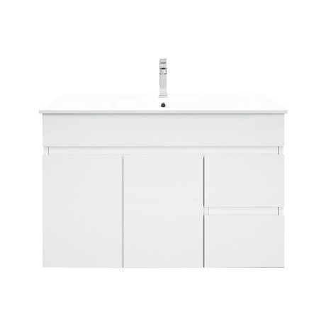 BIANCA 900mm PVC Wall-Hung Vanity (RHD) mercioaustralia