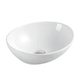 Boat 41 Counter-top Oval Basin - Gloss White mercioaustralia