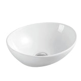 Boat 41 Counter-top Oval Basin - Gloss White mercioaustralia
