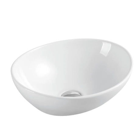 Boat 41 Counter-top Oval Basin - Gloss White mercioaustralia