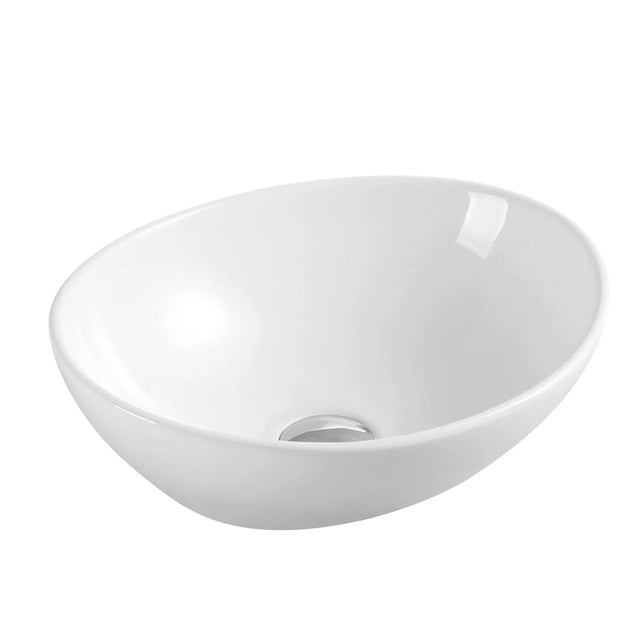Boat 41 Counter-top Oval Basin - Gloss White mercioaustralia