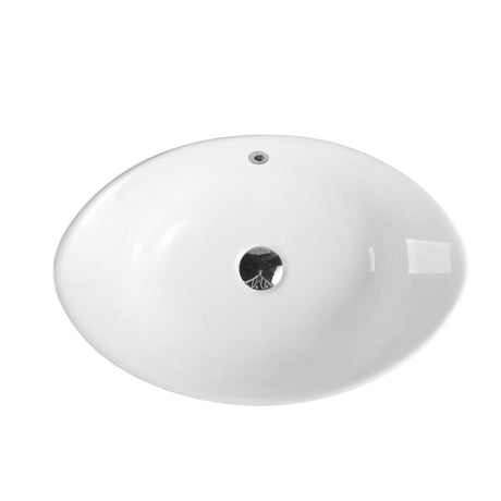 Boat 59 Counter-top Oval Basin - Gloss White mercioaustralia