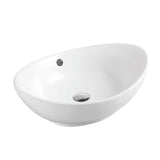 Boat 59 Counter-top Oval Basin - Gloss White mercioaustralia
