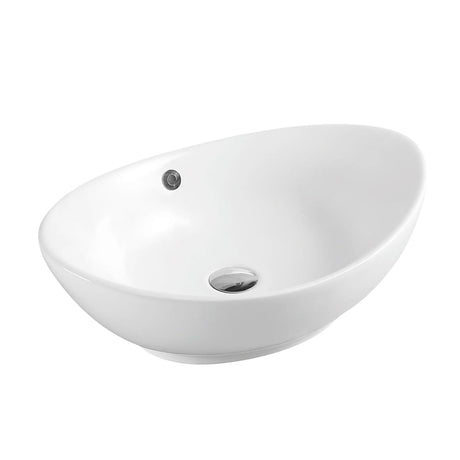 Boat 59 Counter-top Oval Basin - Gloss White mercioaustralia