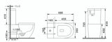 Bagno D'Oro Brooks Tornado Rimless Silent Flush Toilet Suite Bagno D'Oro