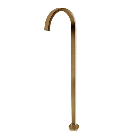 Cavallo Brushed Brass Free Standing Spout Aquaperla