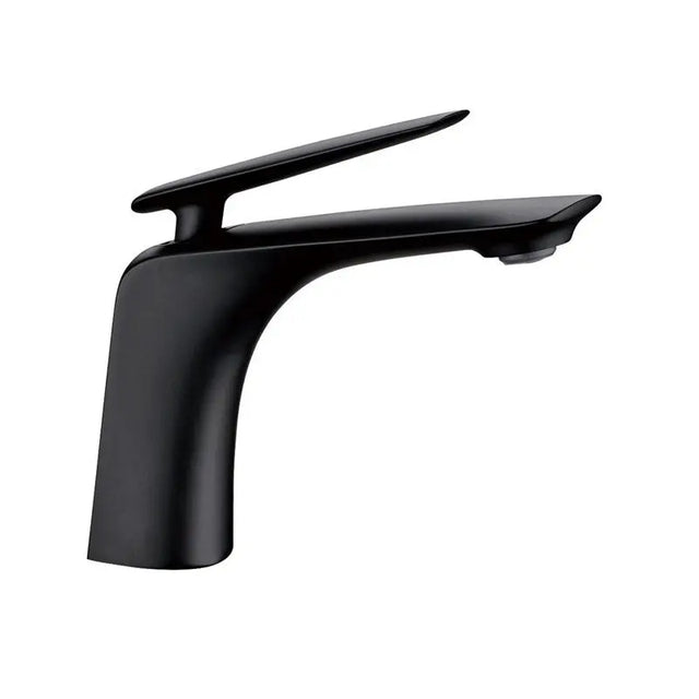 Bellino Matte Black Basin Mixer Tap Aquaperla