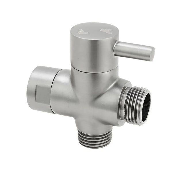 Brushed Nickel Bidet Diverter Aquaperla
