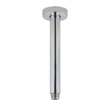 200mm Brushed Nickel Ceiling Shower Arm Aquaperla