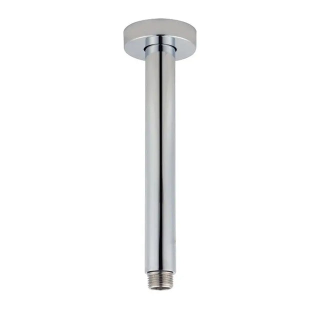 200mm Brushed Nickel Ceiling Shower Arm Aquaperla