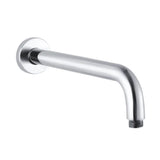 400mm Brushed Nickel Wall Shower Arm Aquaperla