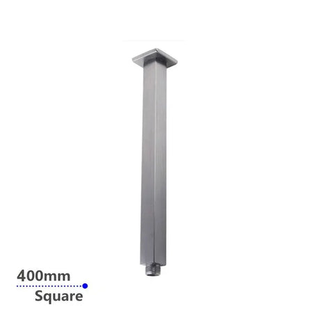400mm Brushed Nickel Ceiling Shower Arm Aquaperla