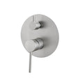 LUCID PIN - Brushed Nickel Diverter Mixer Aquaperla