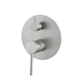 LUCID PIN - Brushed Nickel Diverter Mixer Aquaperla